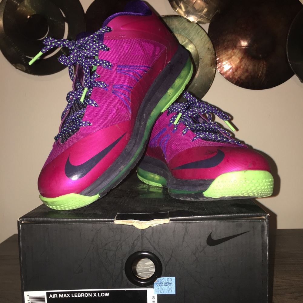 LeBron X Low Raspberry
